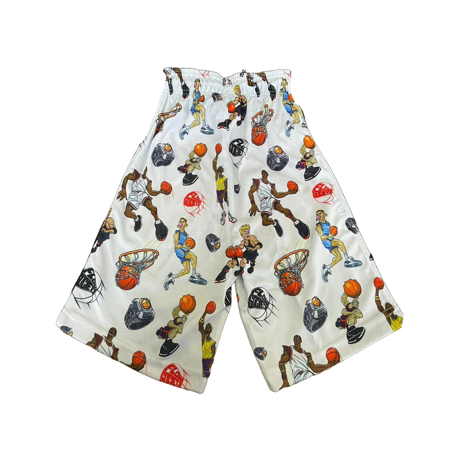 Boys Baller Flying Hoops Basketball Short - Image 3