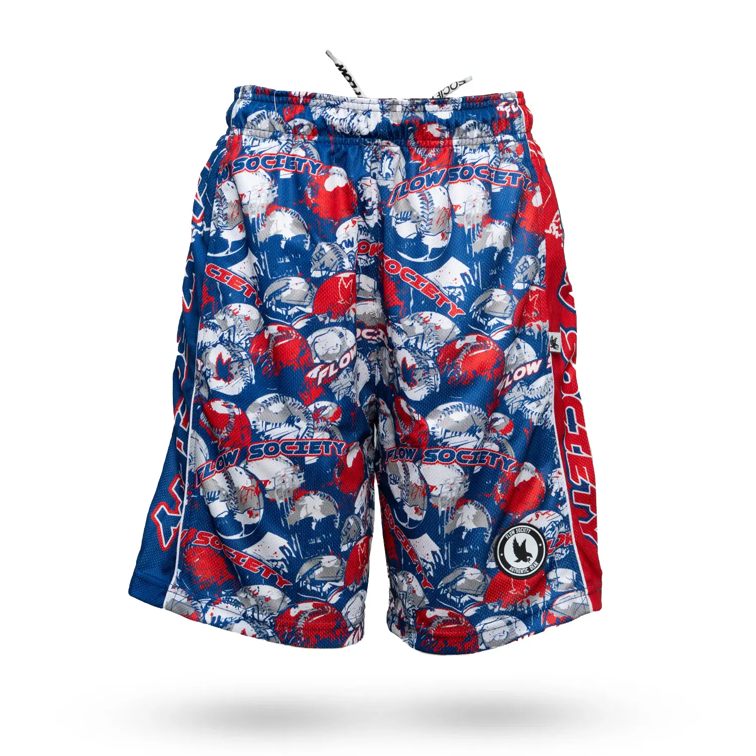 Boys Baseball Splatter Short