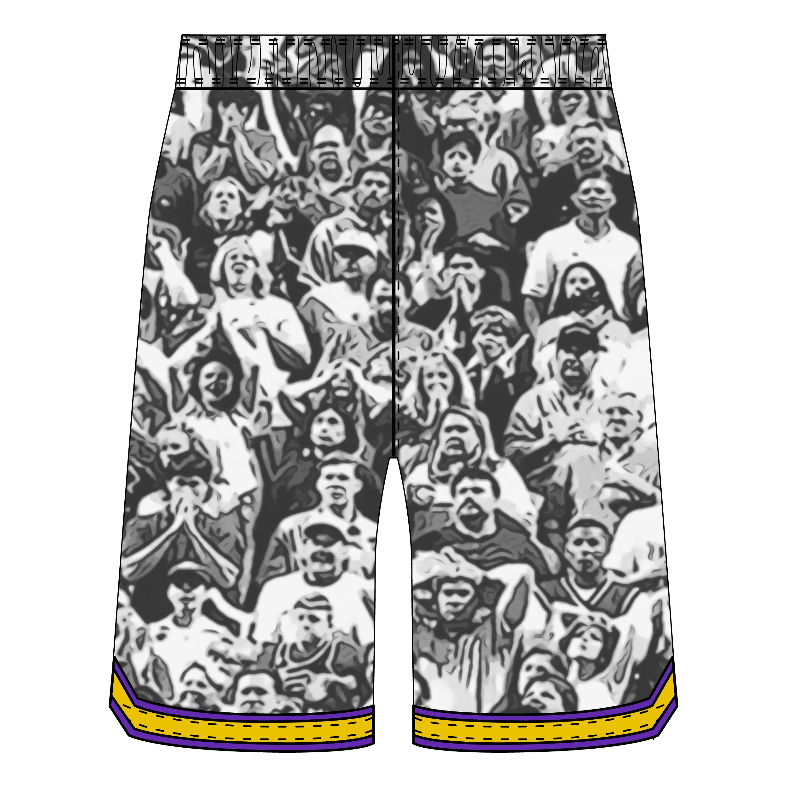 Boys Basketball Dive Hoop Short - Image 3