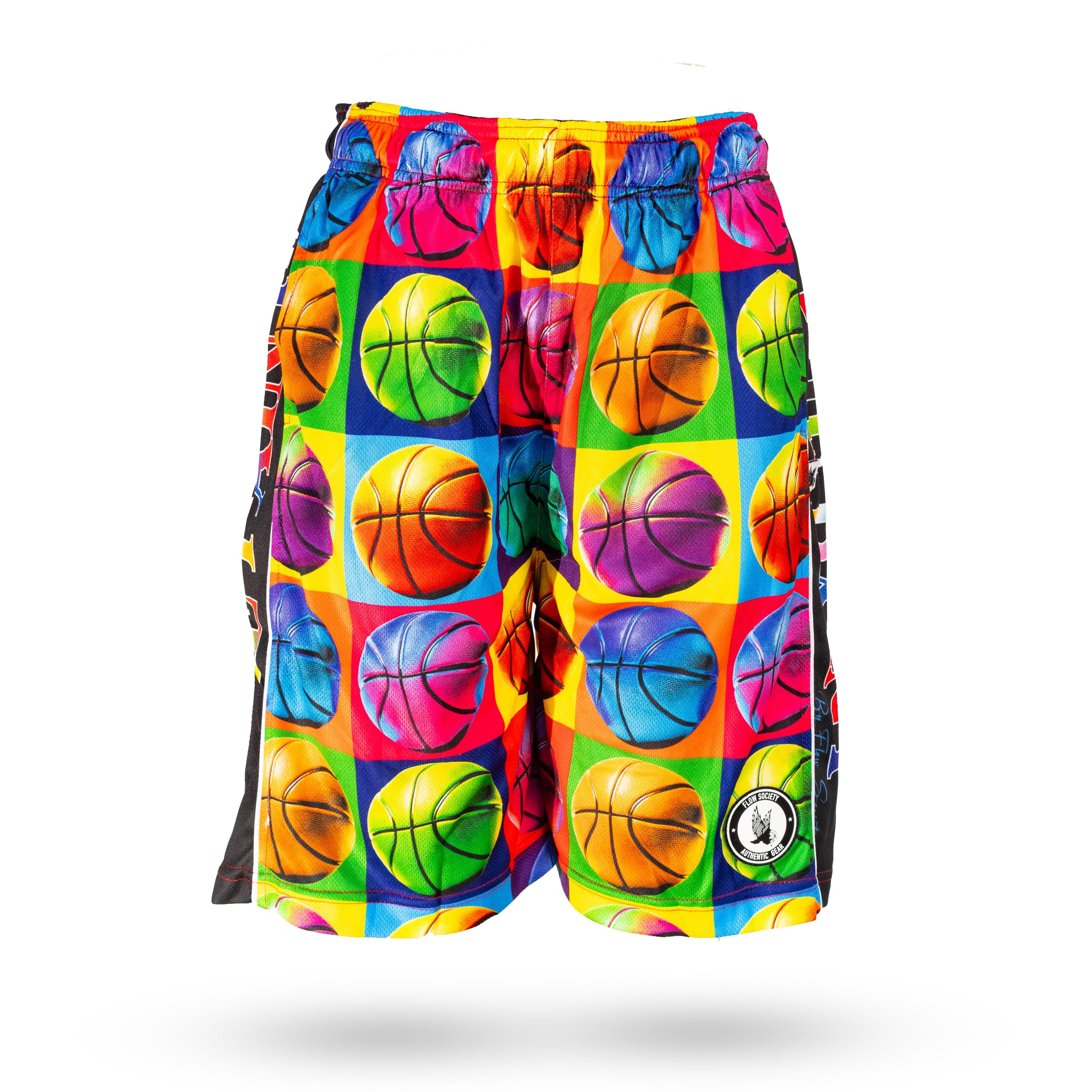 Boys Basketball Pop Art Short
