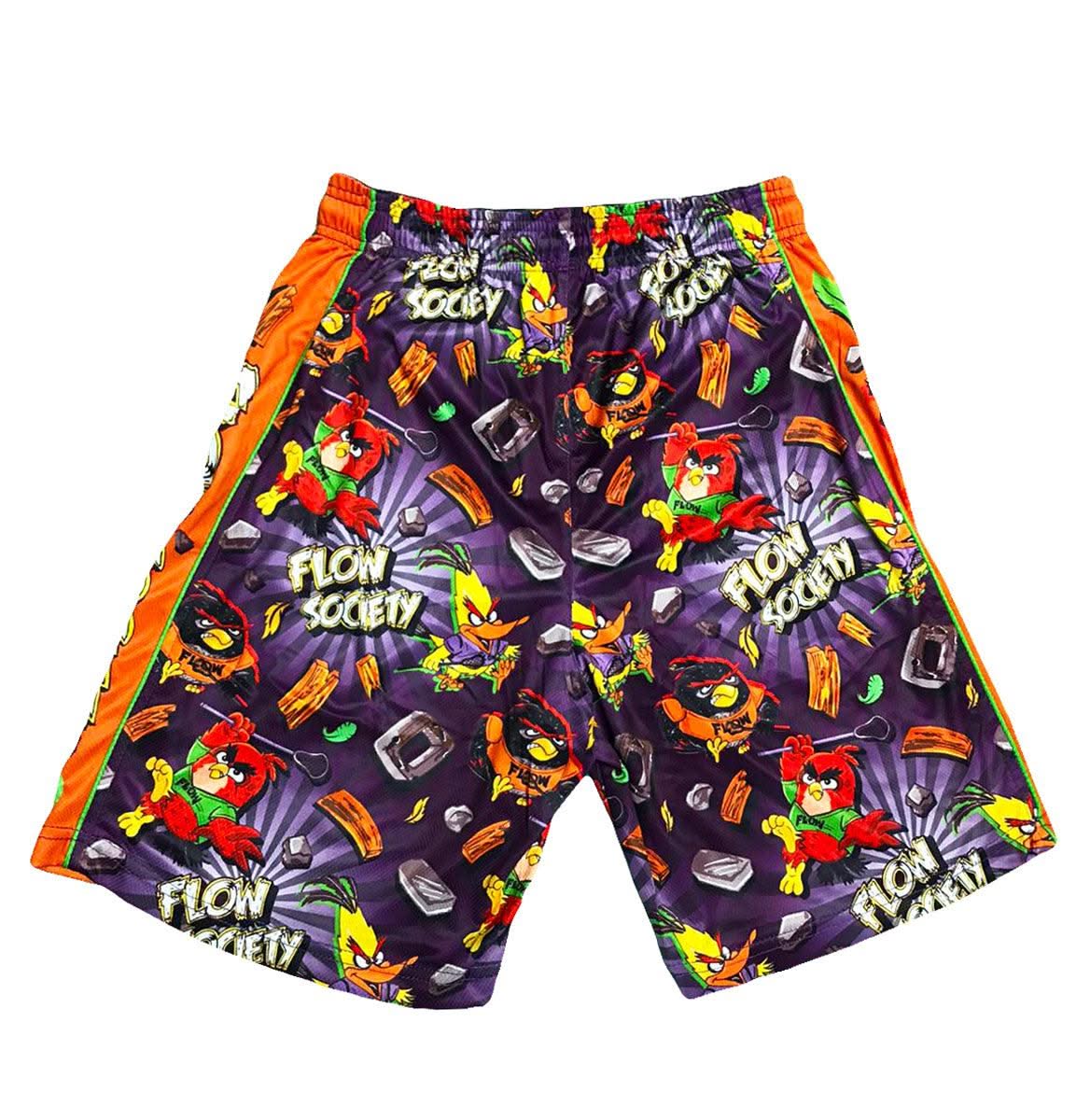 Boys Flow Fowl Attack Short Purple/Multi - Image 3