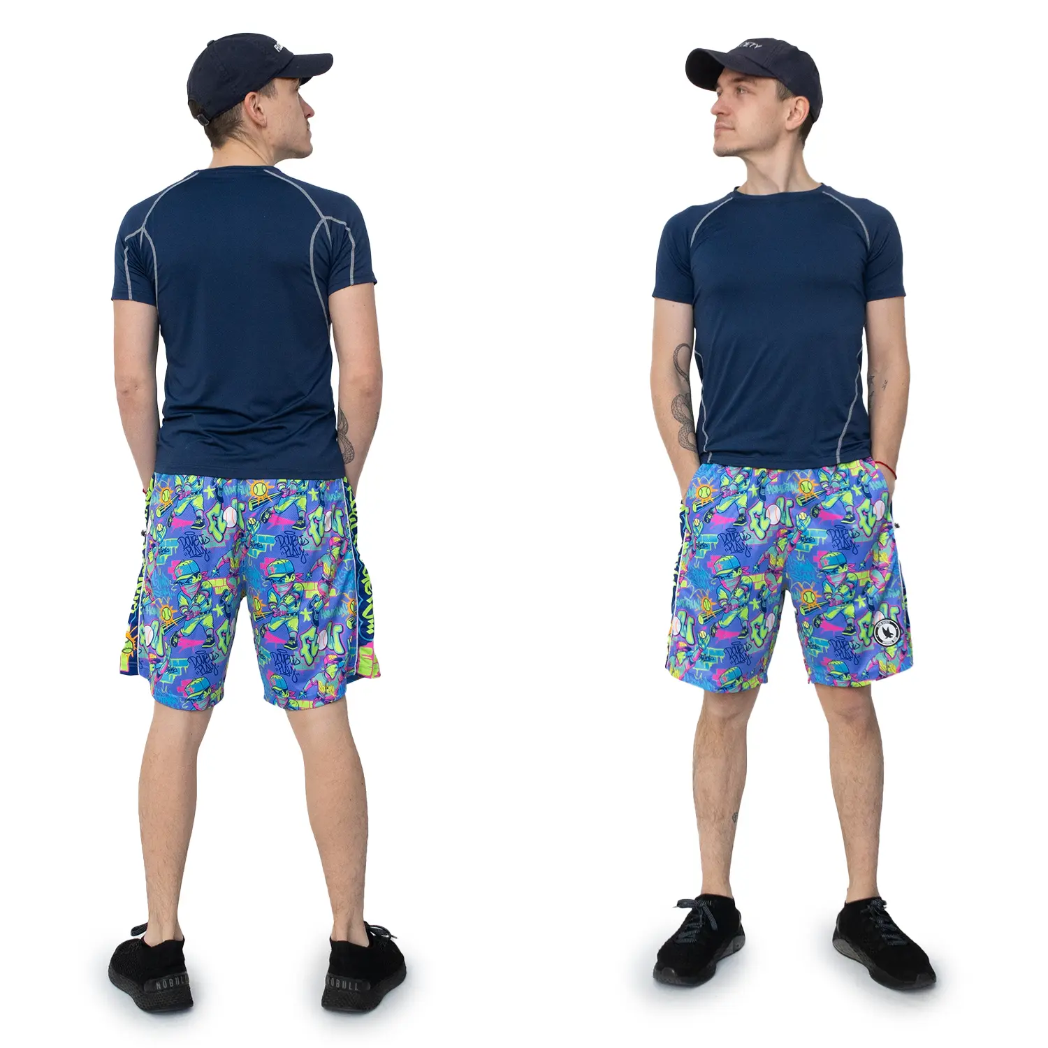 Boys Graffiti Baseball Homerun Short - Image 4