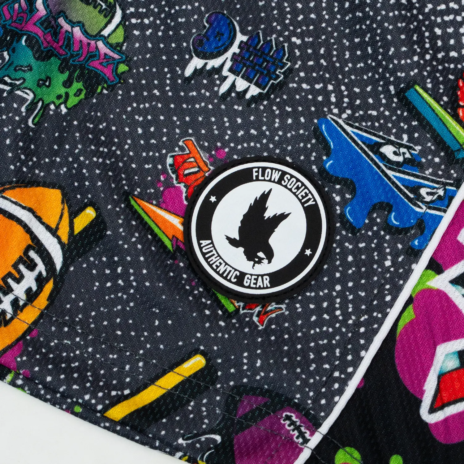 Boys Graffiti Football Short - Image 3