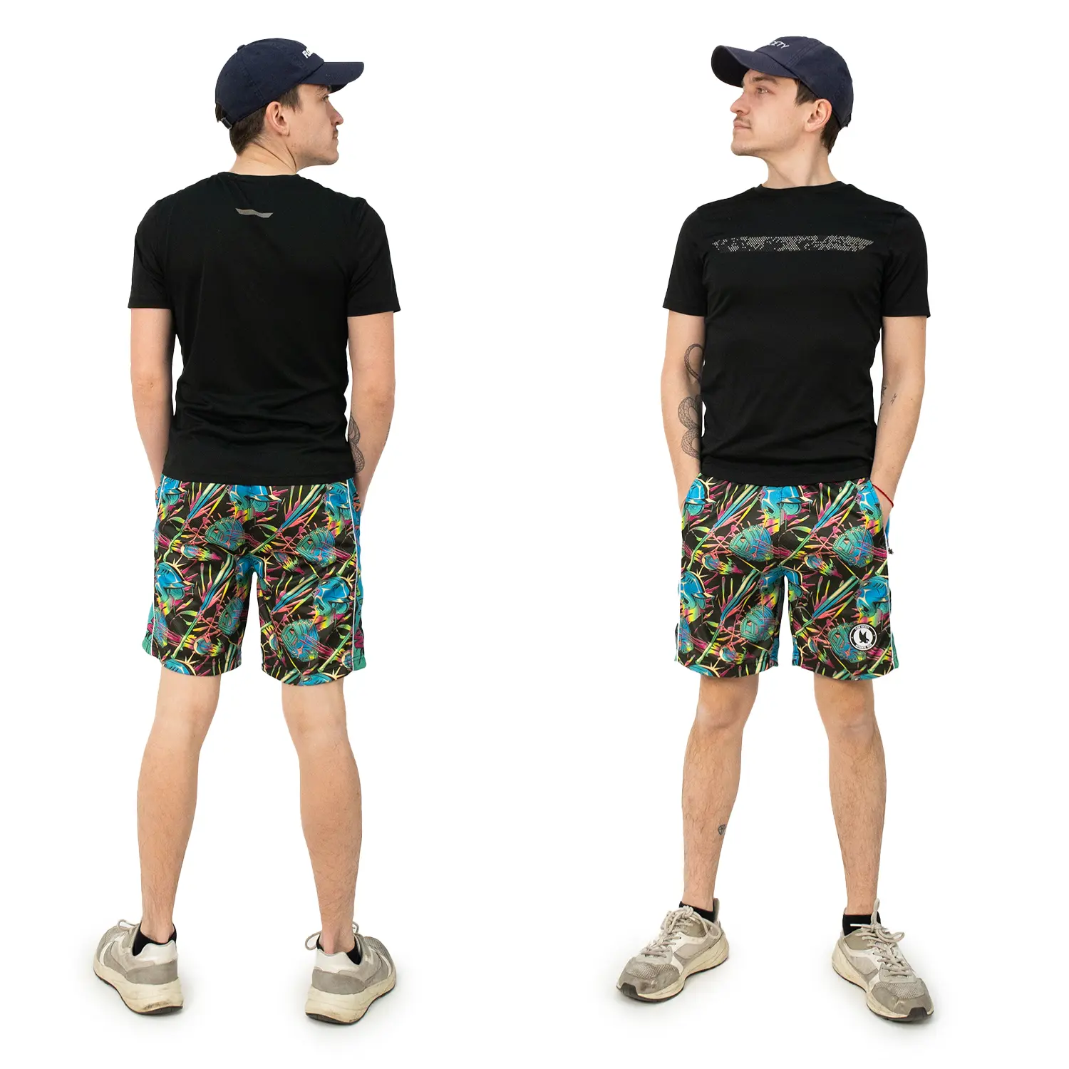 Boys Melting Baseball Gear Mid-length Short - Image 5