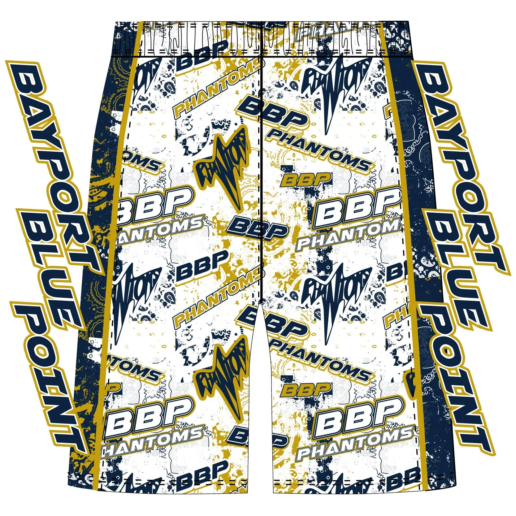 Boys & Mens BBP Phantoms Paisley Short - Image 4