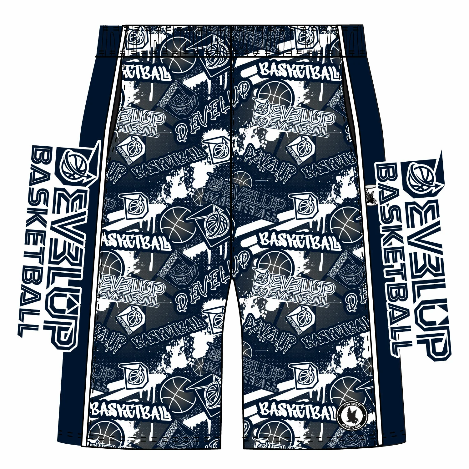 Boys & Mens Develup Basketballl Camo Short Classic