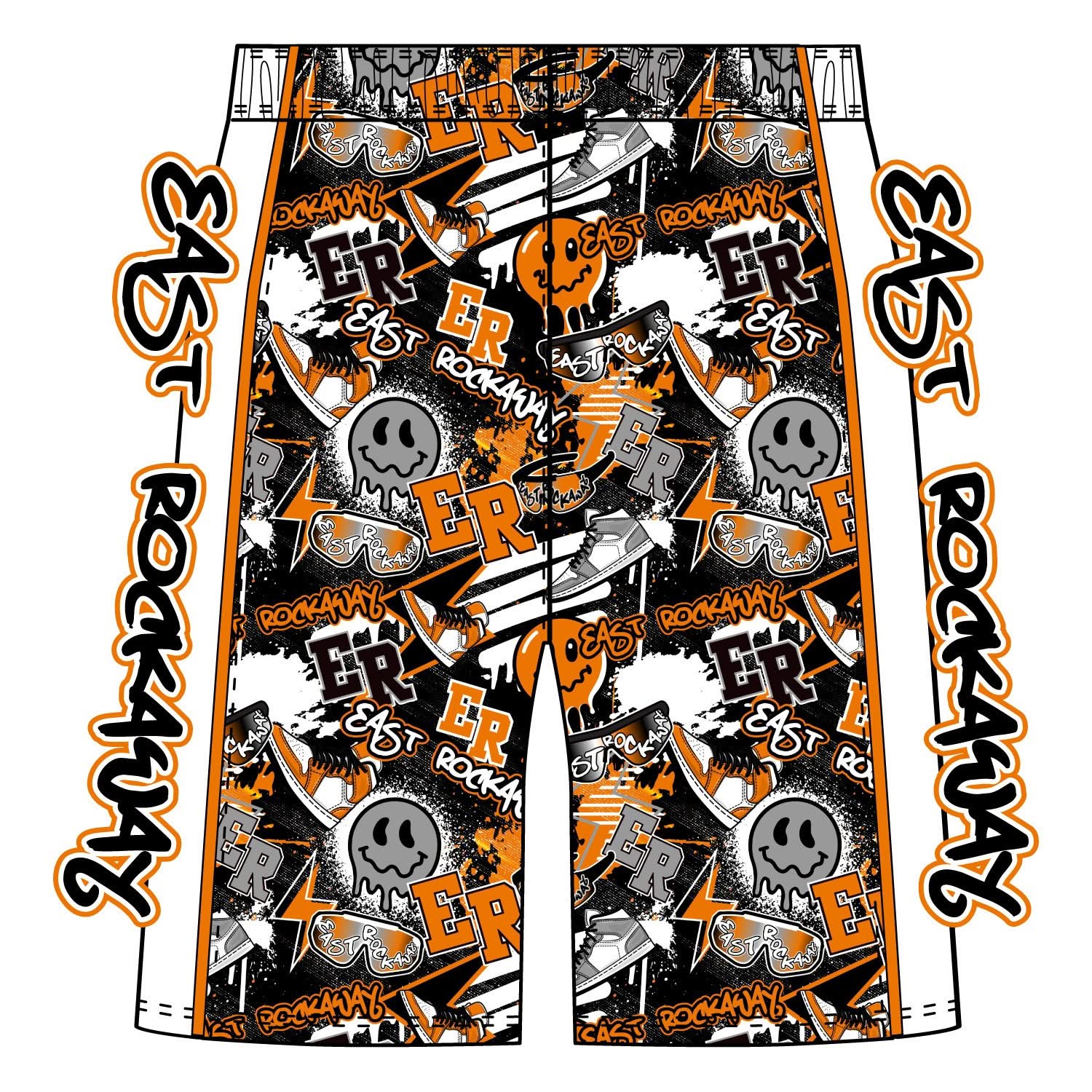 Boys & Mens East Rockaway School Shorts - 2 lengths! - Image 2