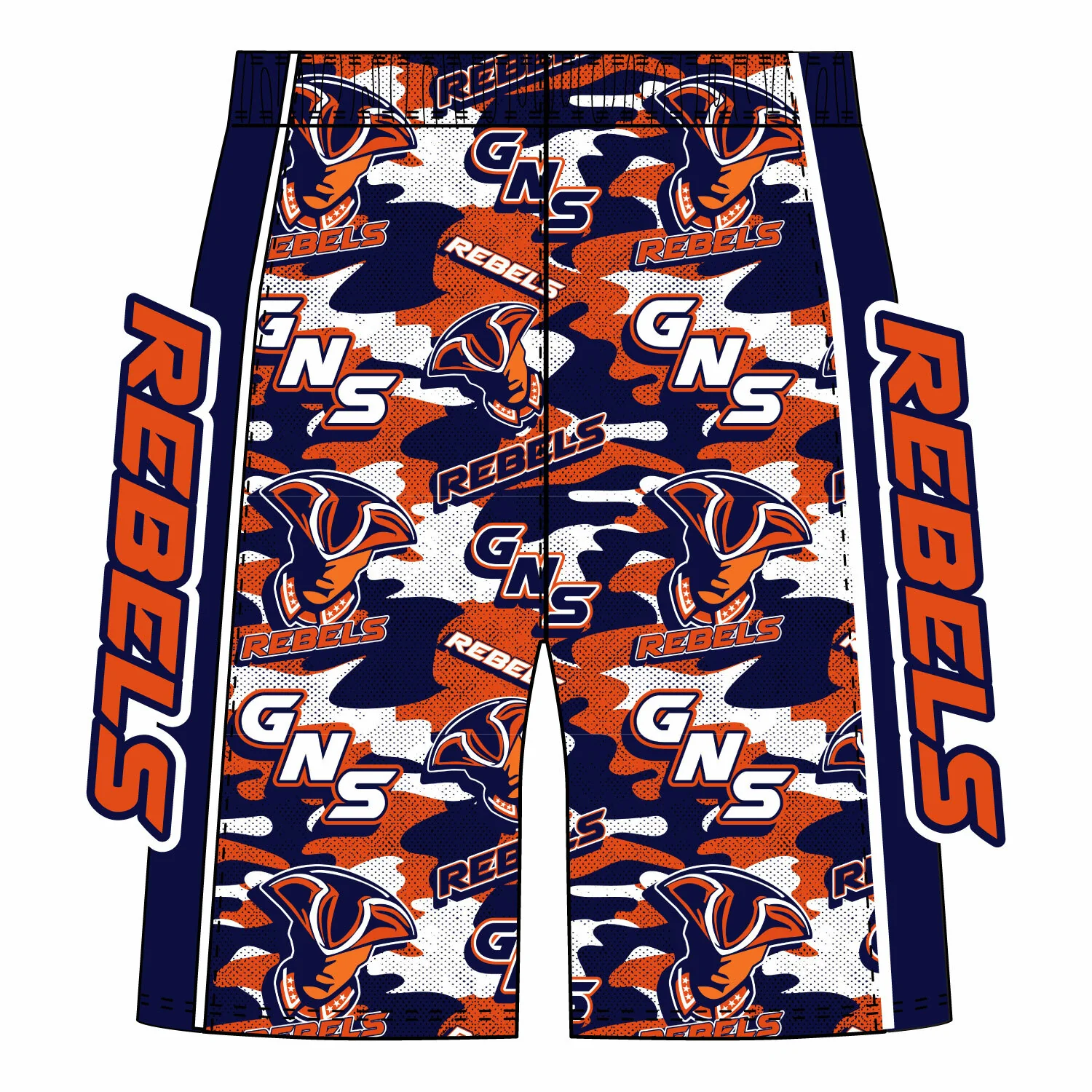 Boys & Mens GNS Rebels Camo Short Mid-length - Image 2