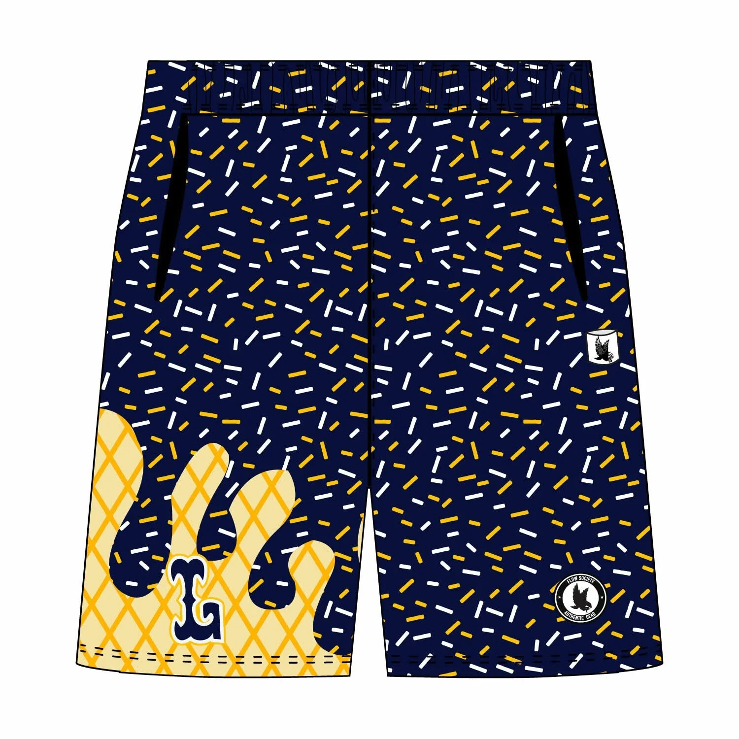 Boys & Mens Lynnfield Lacrosse Ice Cream Drip Short Classic