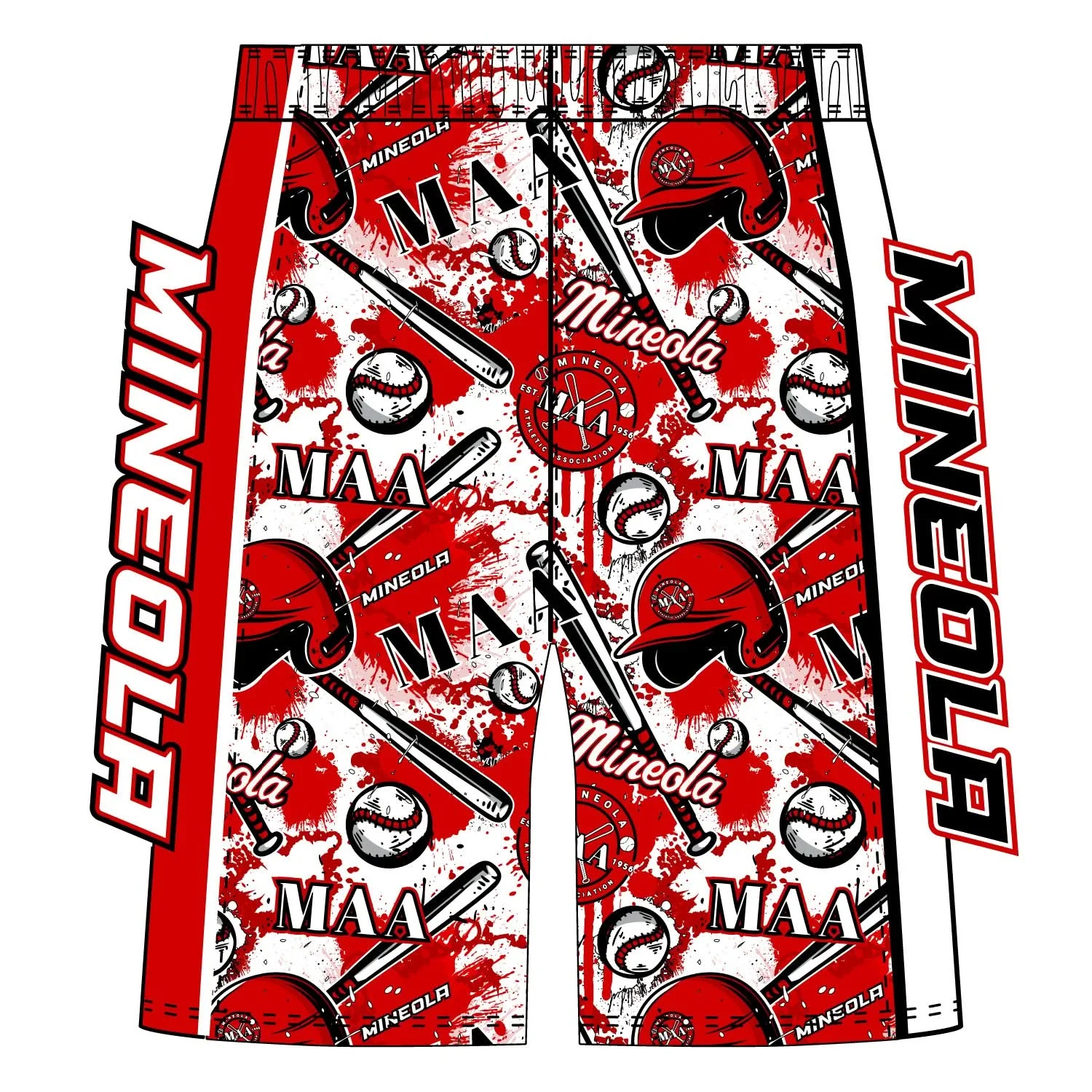 Boys & Mens Mineola Baseball Short - Image 2