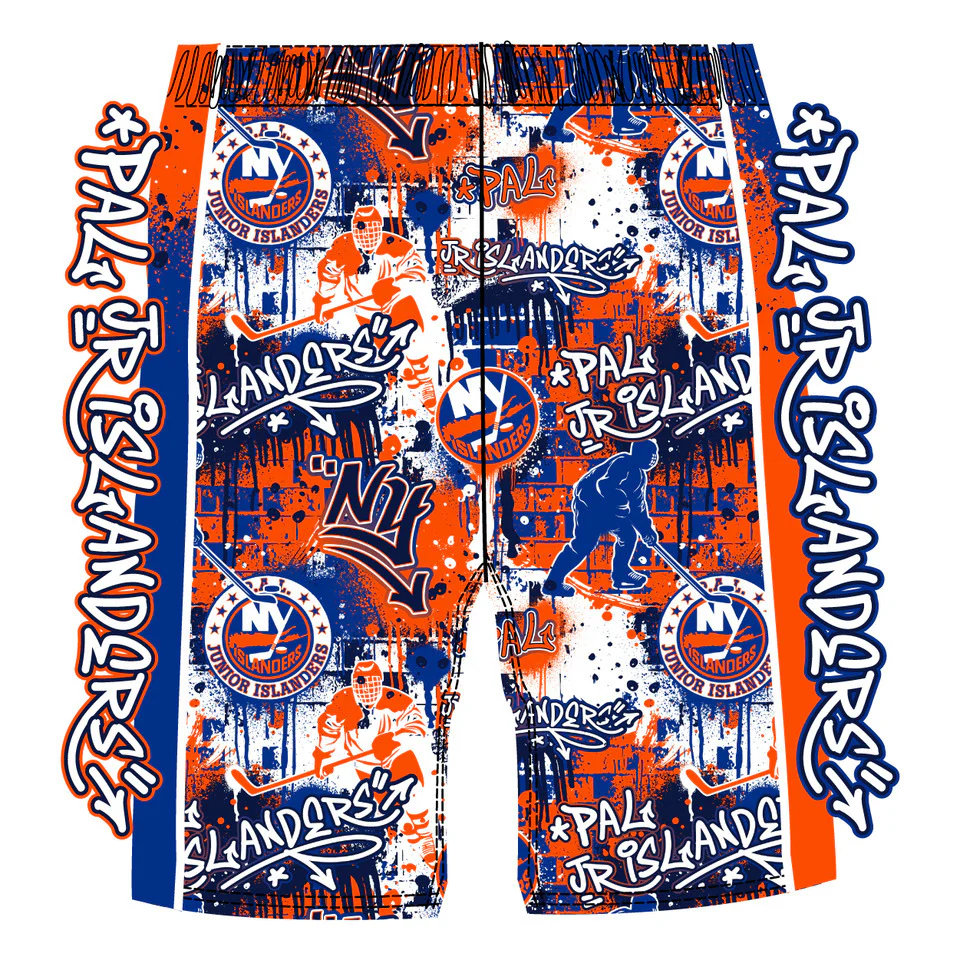 Boys & Mens PAL Jr Islanders Graffiti Short Classic - Image 2