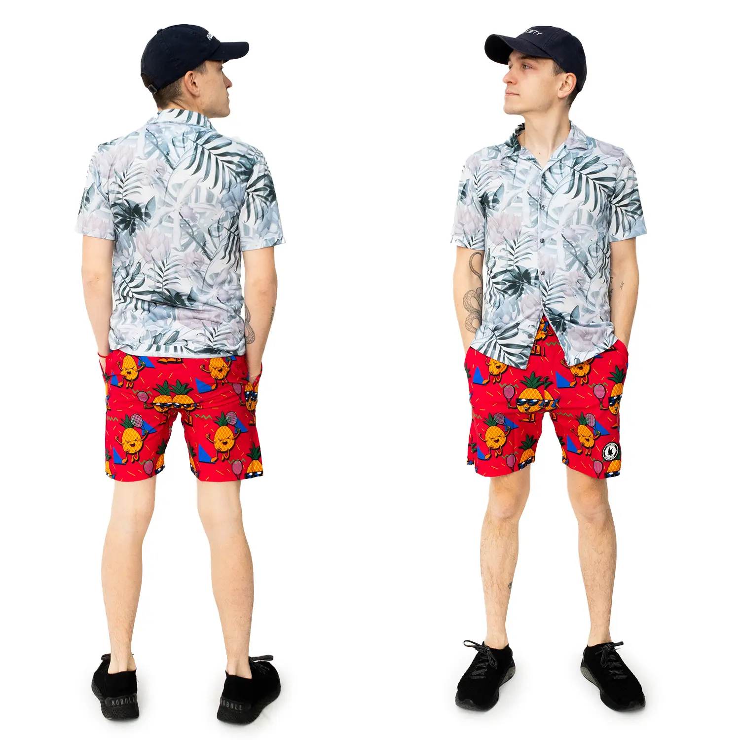 Mens Pineapple 7" Tennis Short - Image 4