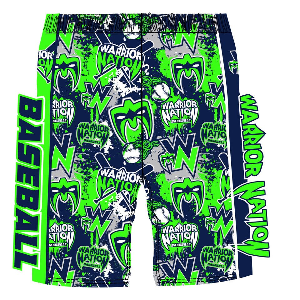Boys & Mens Warrior Nation Baseball Short - Image 2
