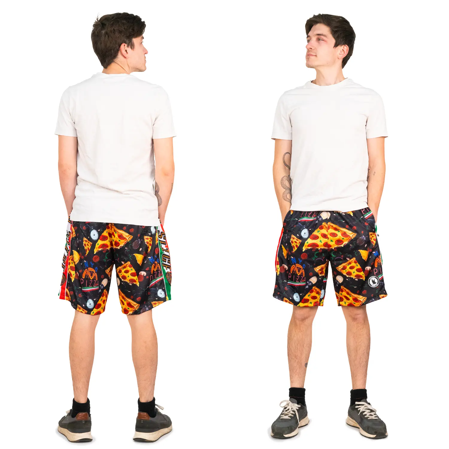 Boys NY Pizza Slice Attack Short - Image 4