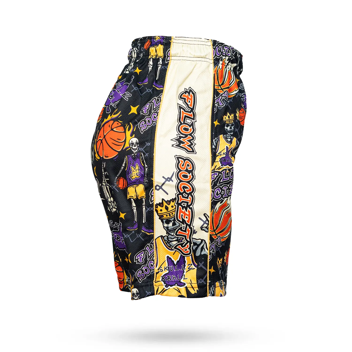 Boys Skeleton Hoops Short - Image 2