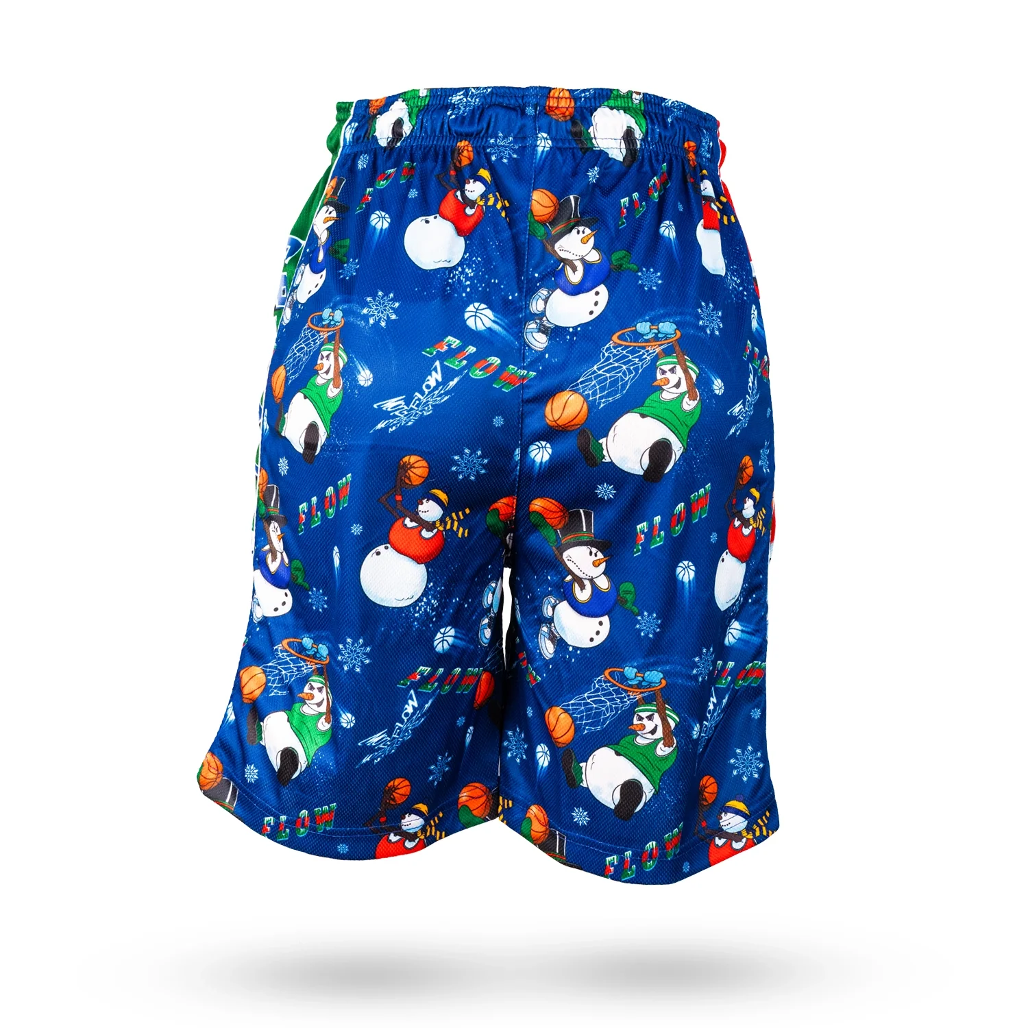 Boys Snowman Frosty Bball Short - Image 3
