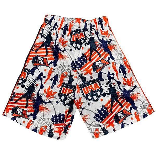 Boys Team USA Basketball Short - Image 3