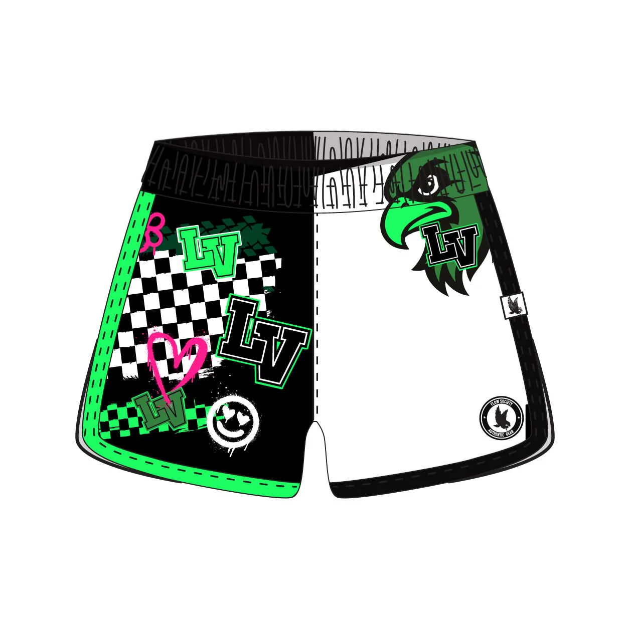Girls & Womens Locust Valley Falcons Checkered Short