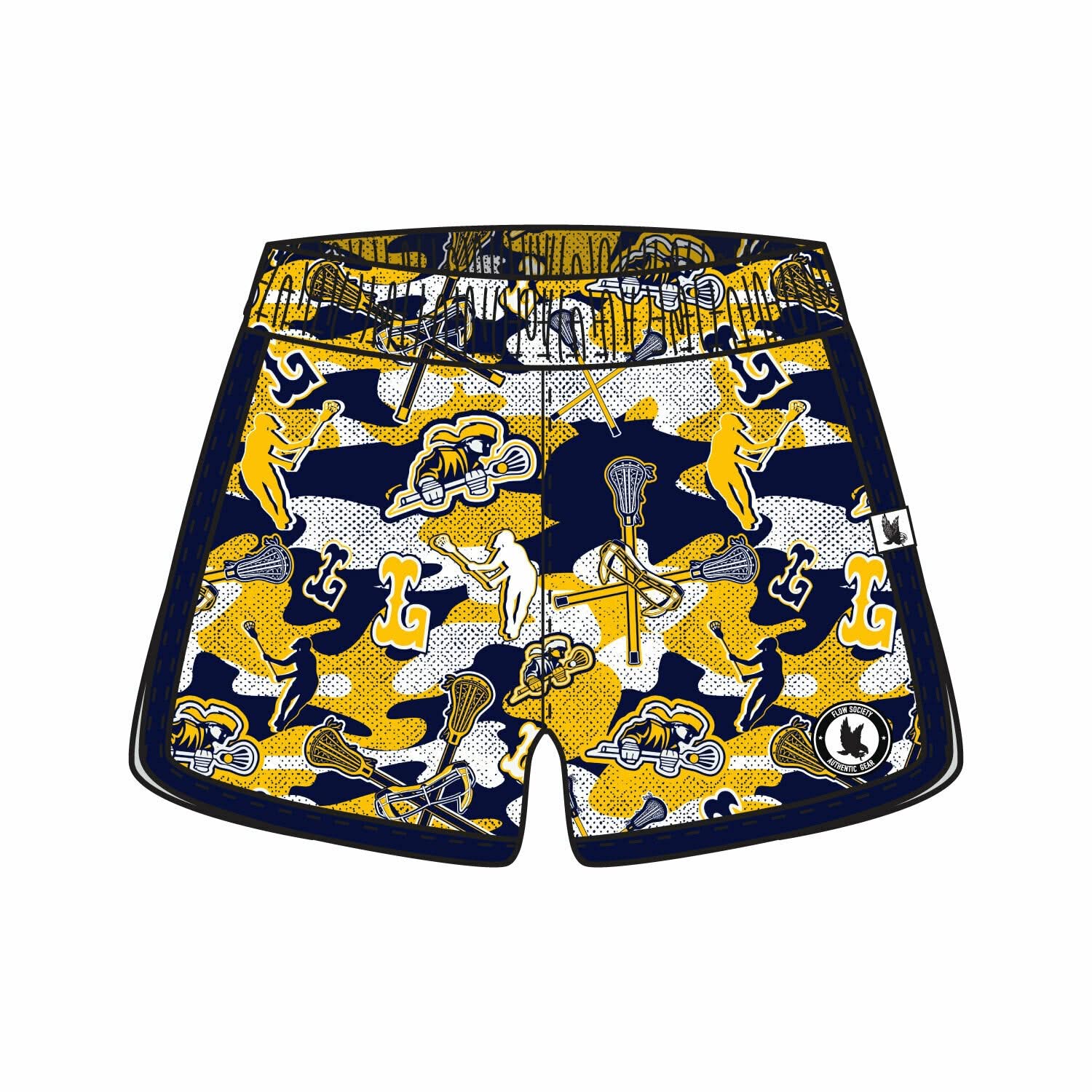 Girls & Womens Lynnfield Lacrosse Camo Short