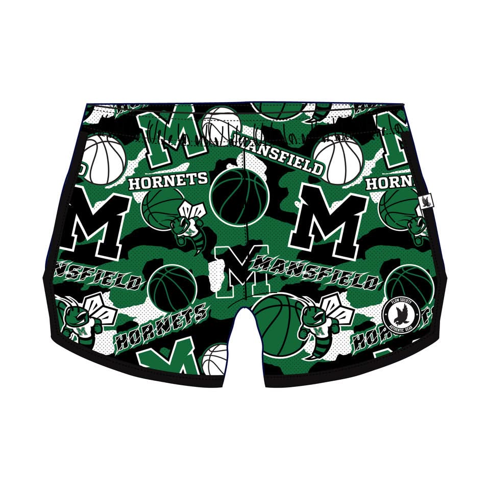 Girls & Womens Mansfield Hornets Basketball Short