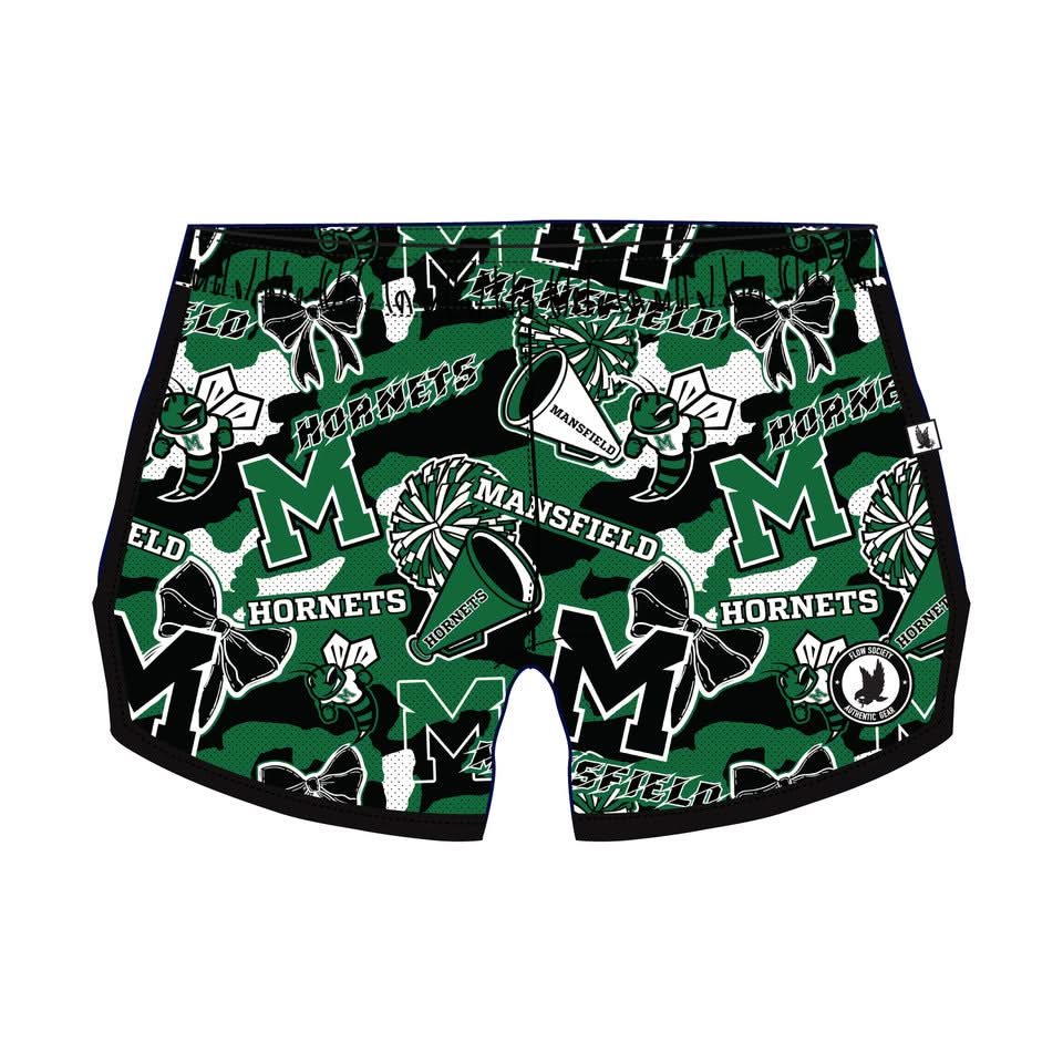 Girls & Womens Mansfield Hornets Cheer Short