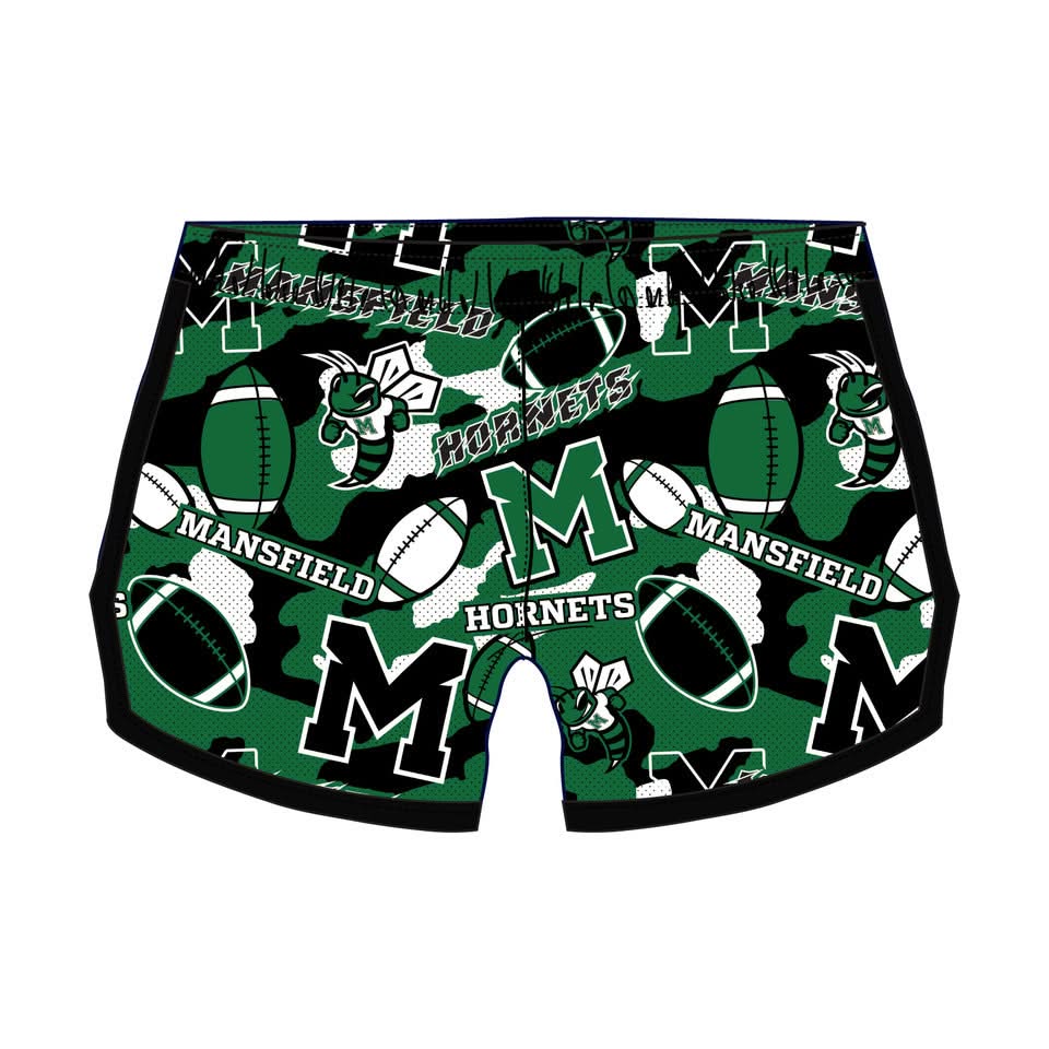 Girls & Womens Mansfield Hornets Football Short - Image 2
