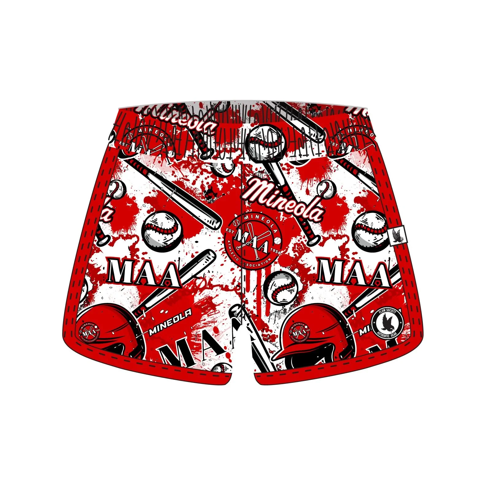 Girls & Womens Mineola Baseball Short