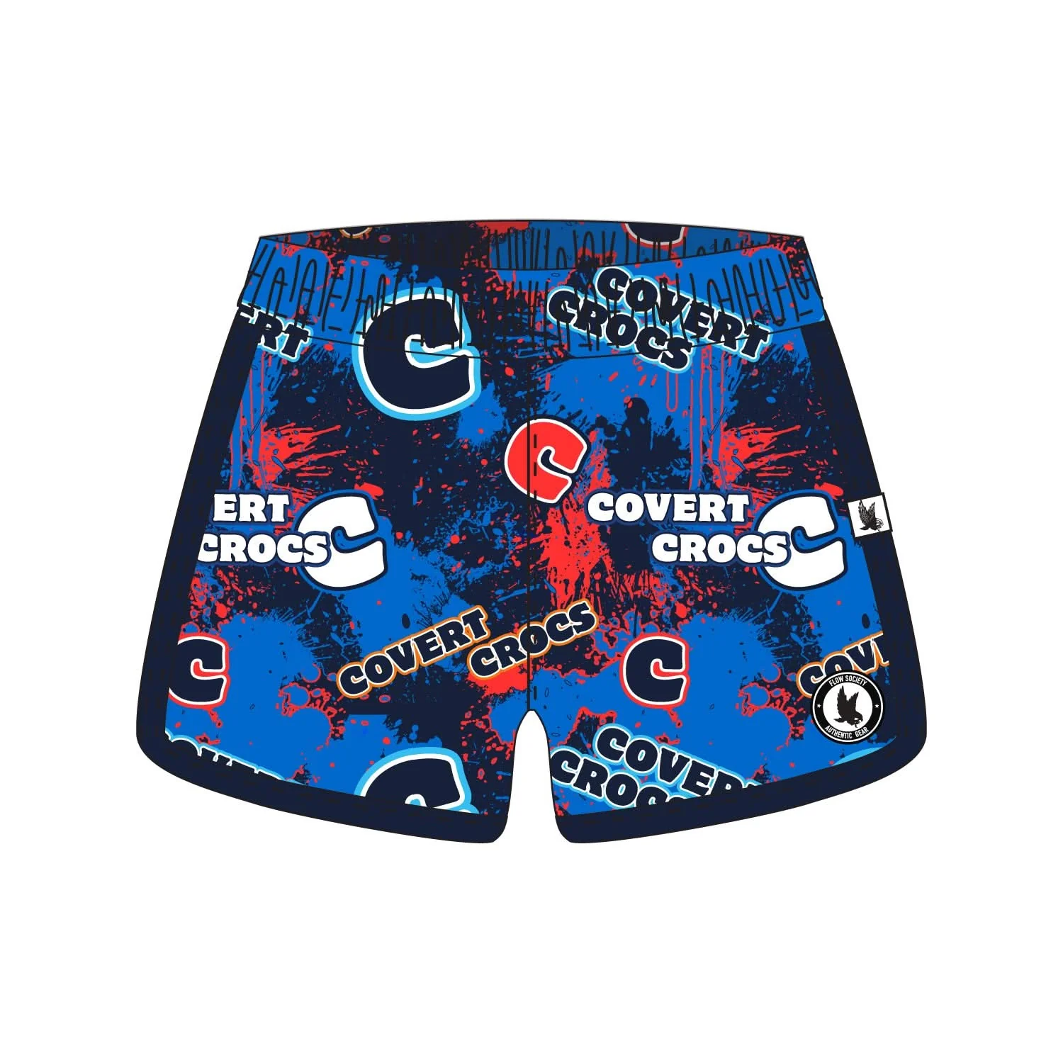 Girls & Womens RVC Covert Crocs Short - Image 2