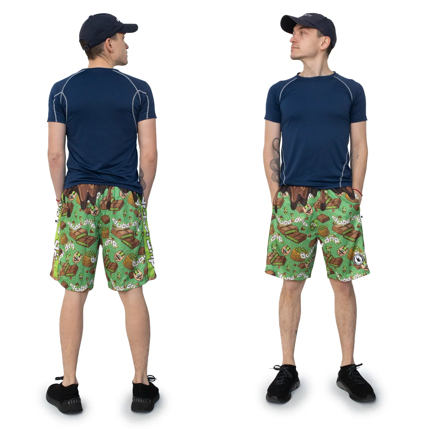 Mens Dubai Drip Chocolate Short - Image 4