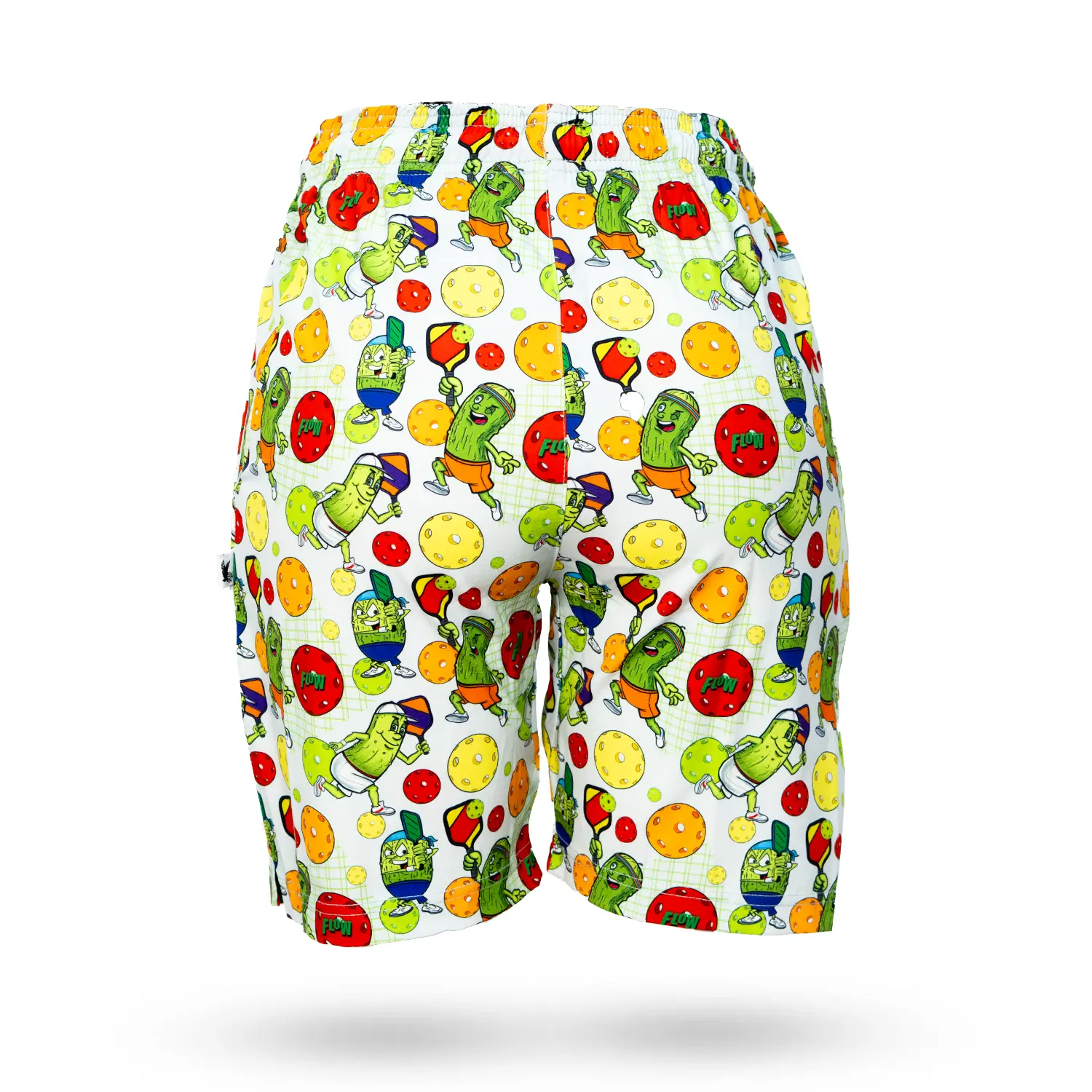 Mens Pickleball Flow Short 7" White - Image 5