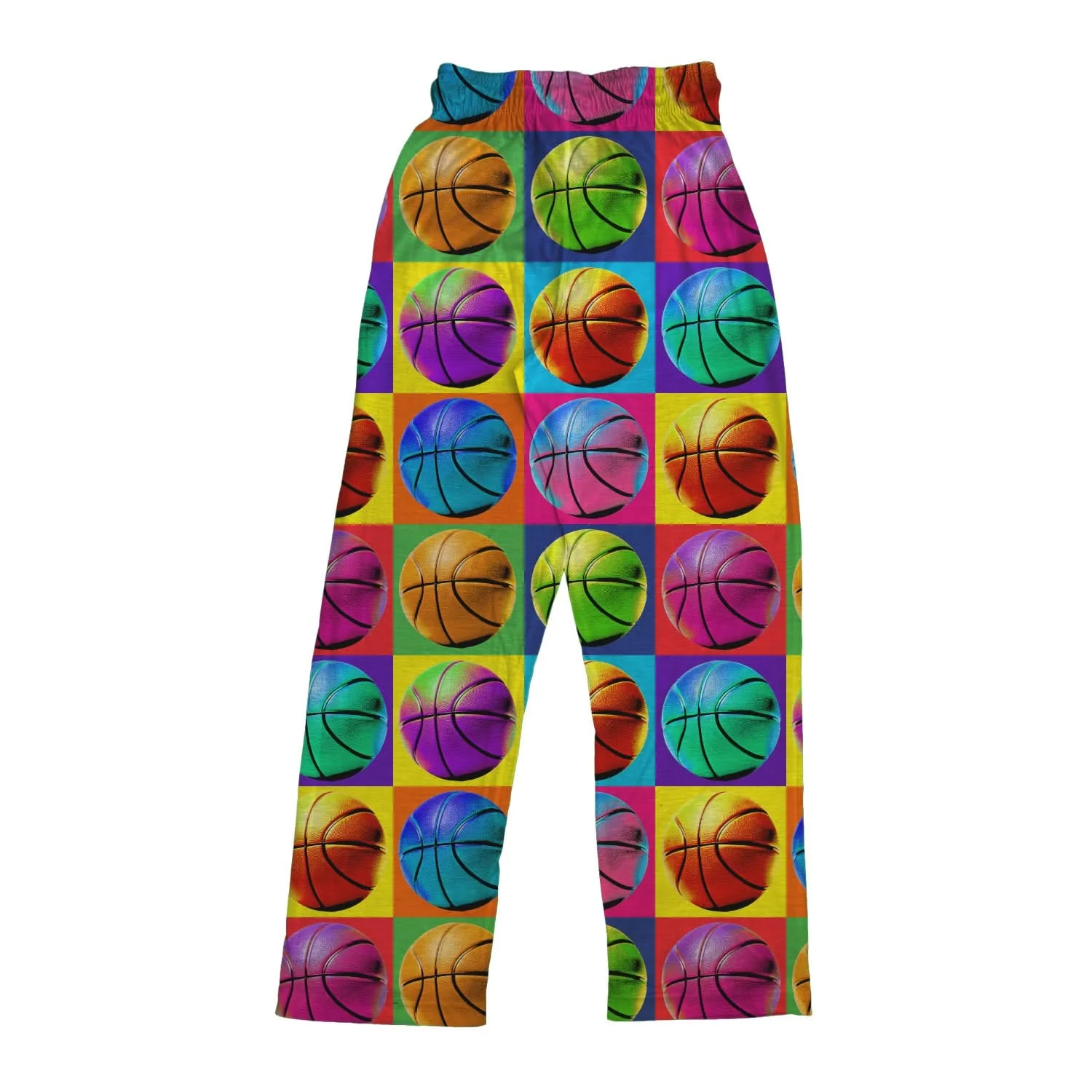 Youth & Adult Basketball Pop Art Lounge Pant - Image 2