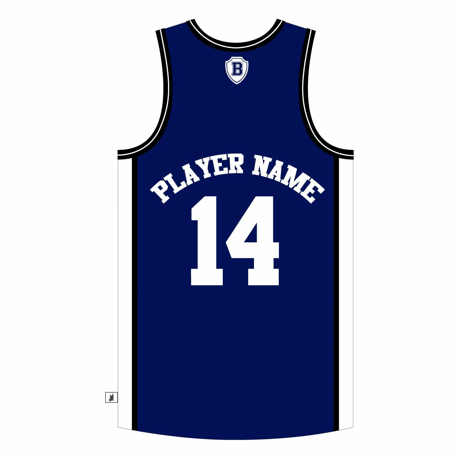 Youth & Adult Bauercrest Camo Reversible Basketball Jersey - Image 2