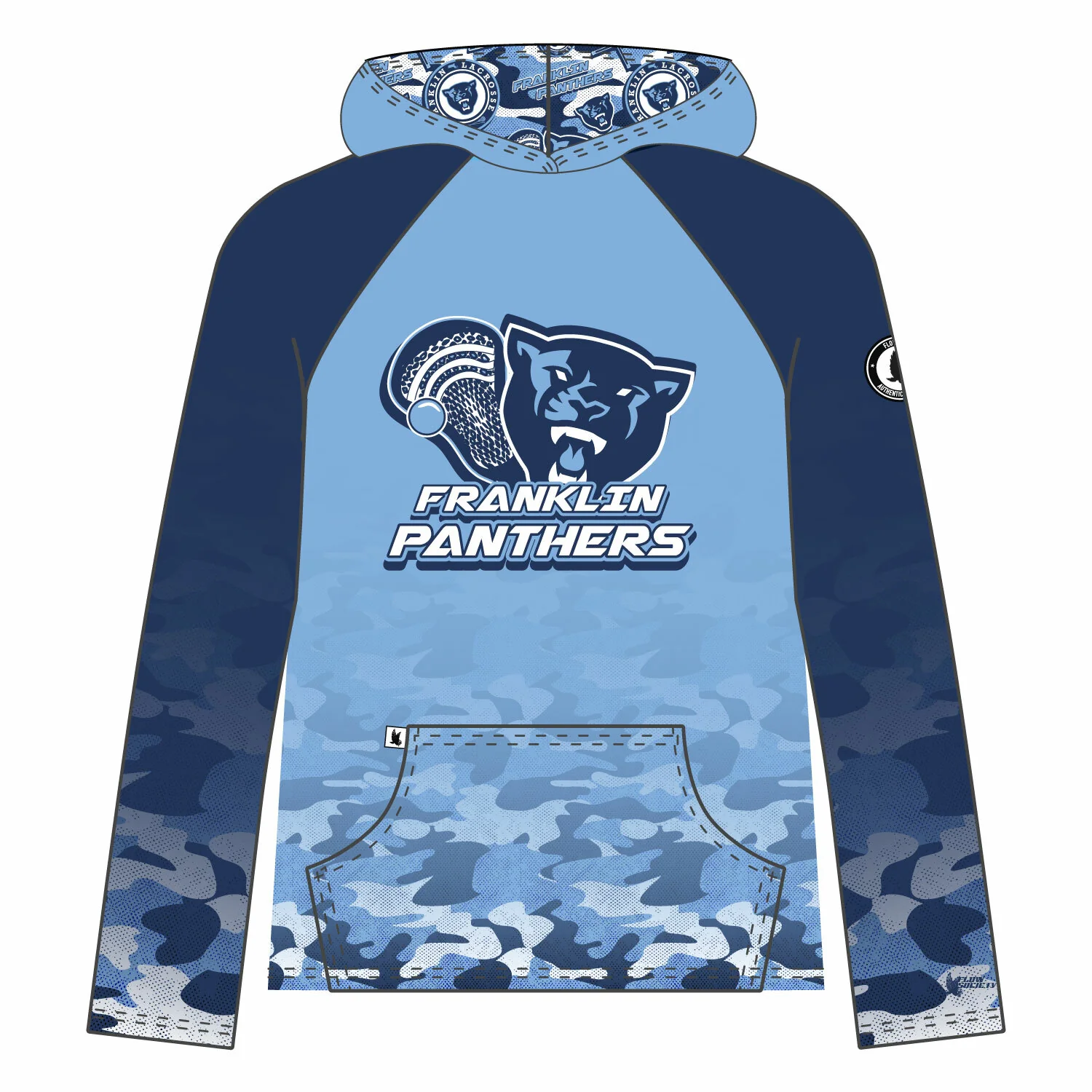 Youth & Adult Franklin Panthers Lacrosse Hoodie