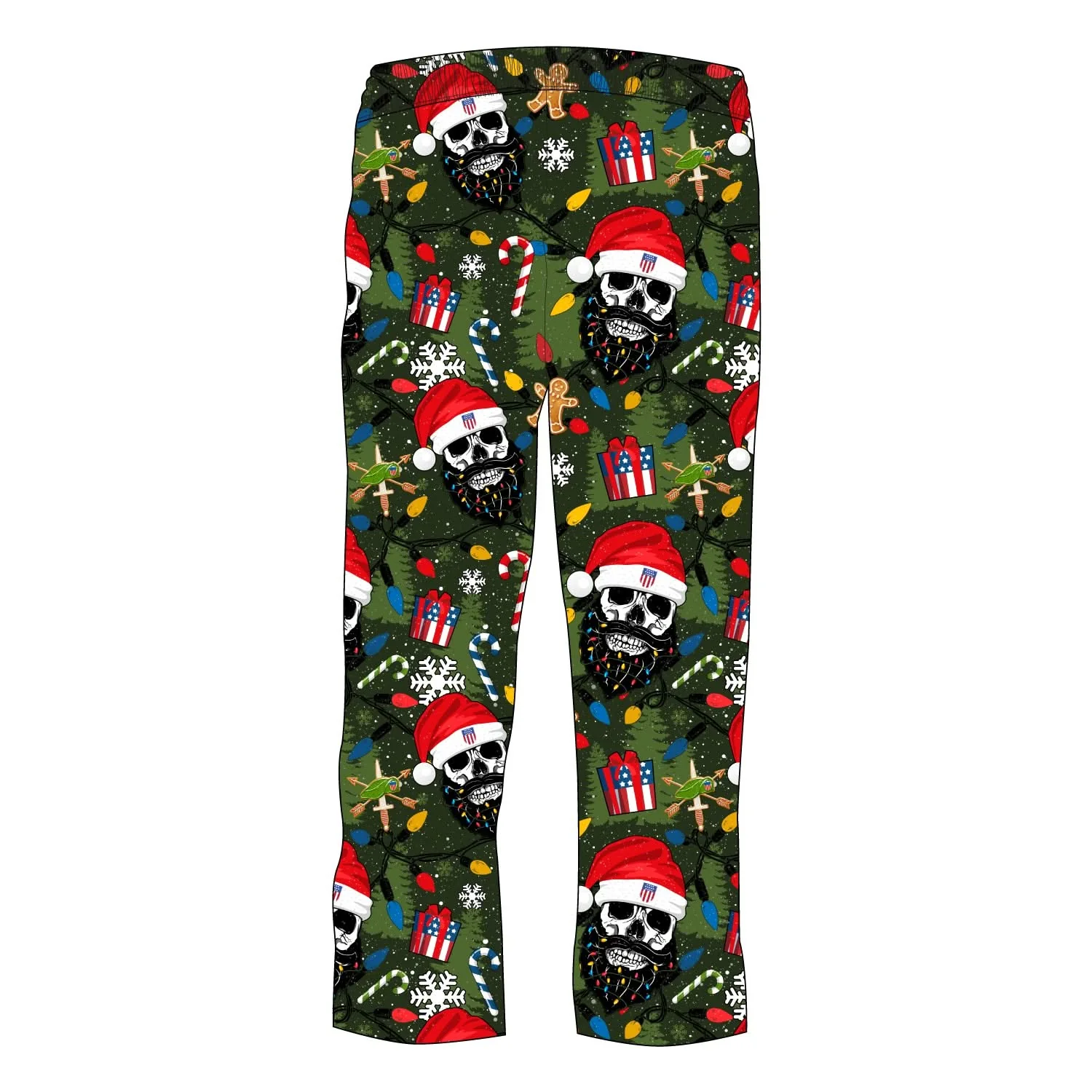 Flow Society x Green Beret Youth & Adult Bearded Bastards Holiday Lounge Pant - Image 2
