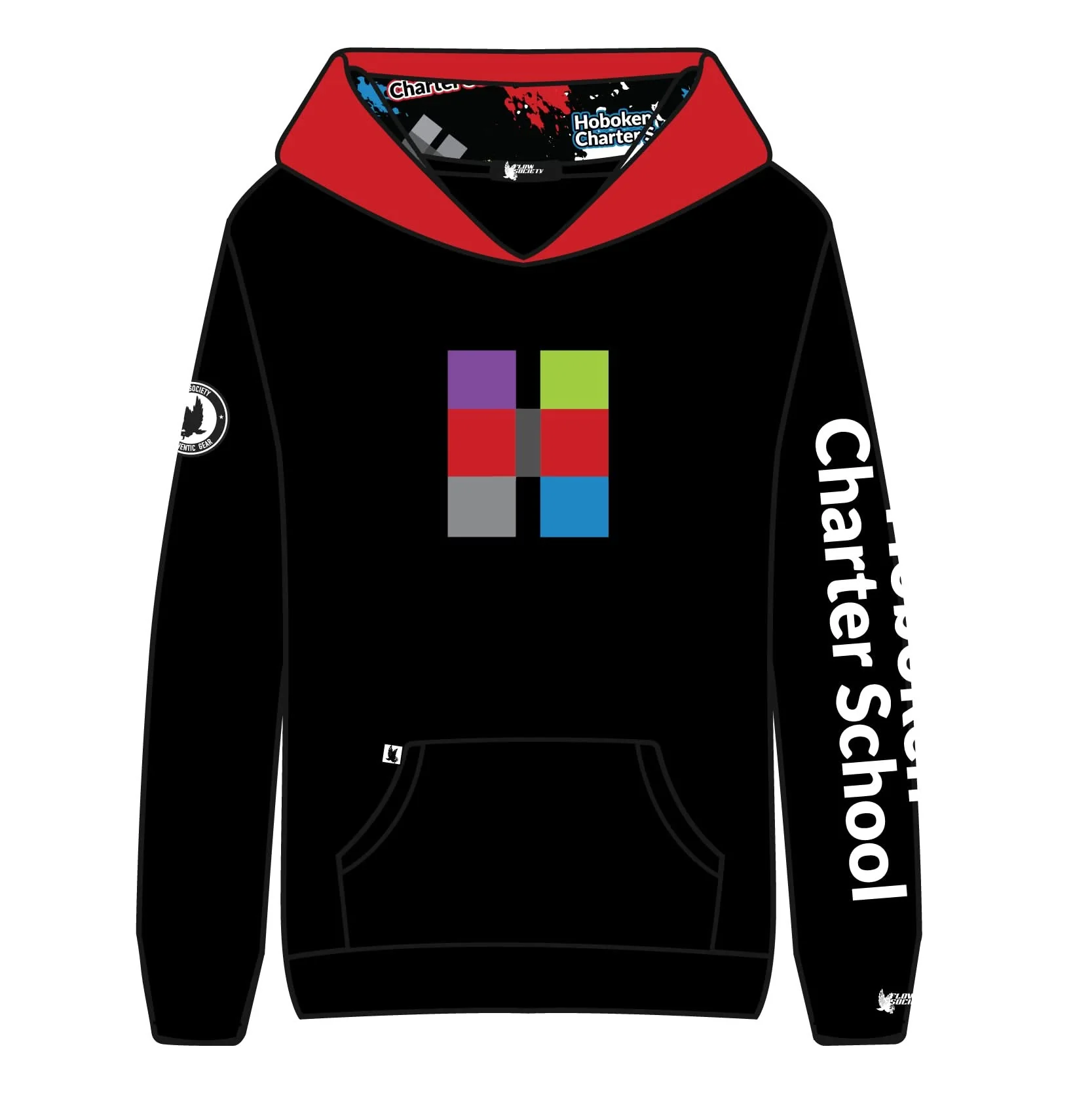 Youth & Adult Hoboken Charter School Black Hoodie