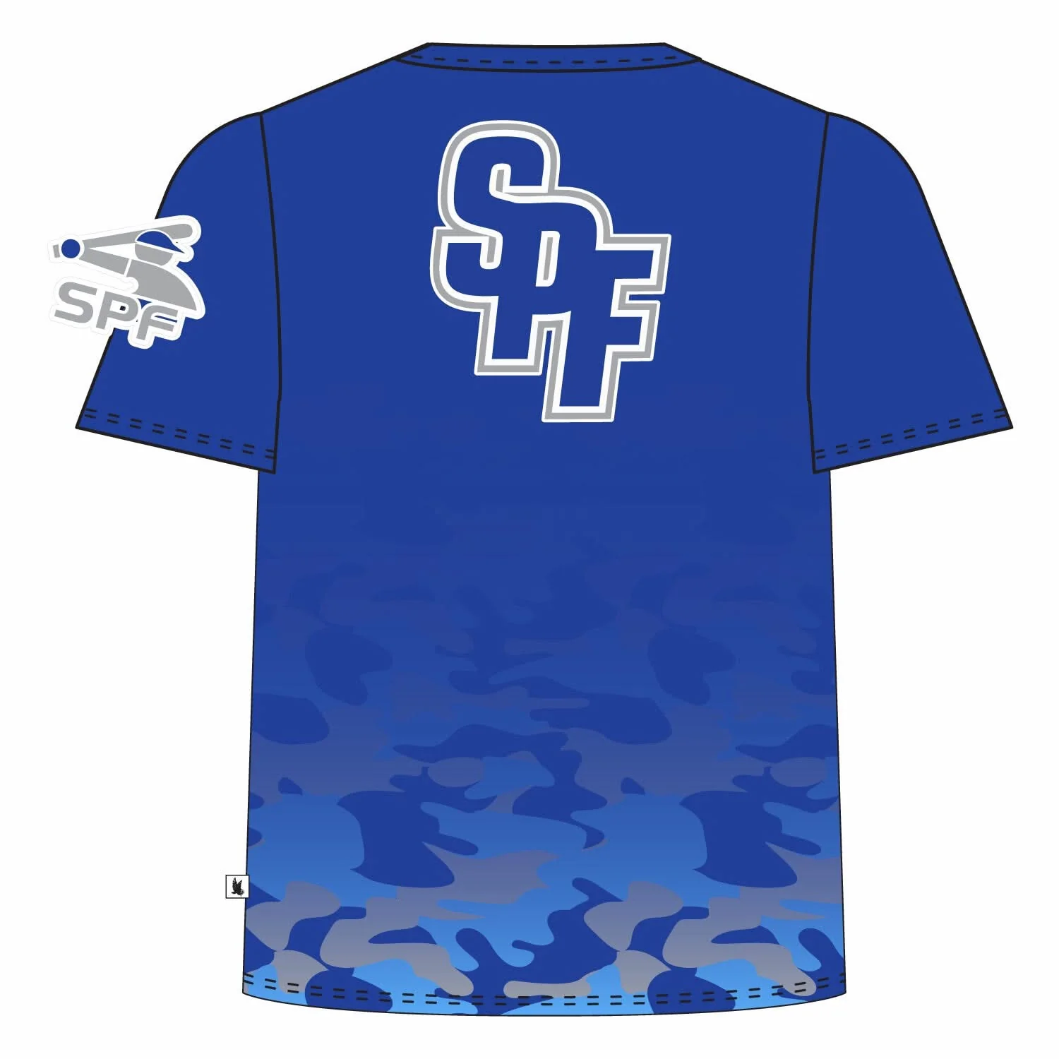 Youth & Adult SPF Raiders Baseball Camo Tee Shirt - Image 2
