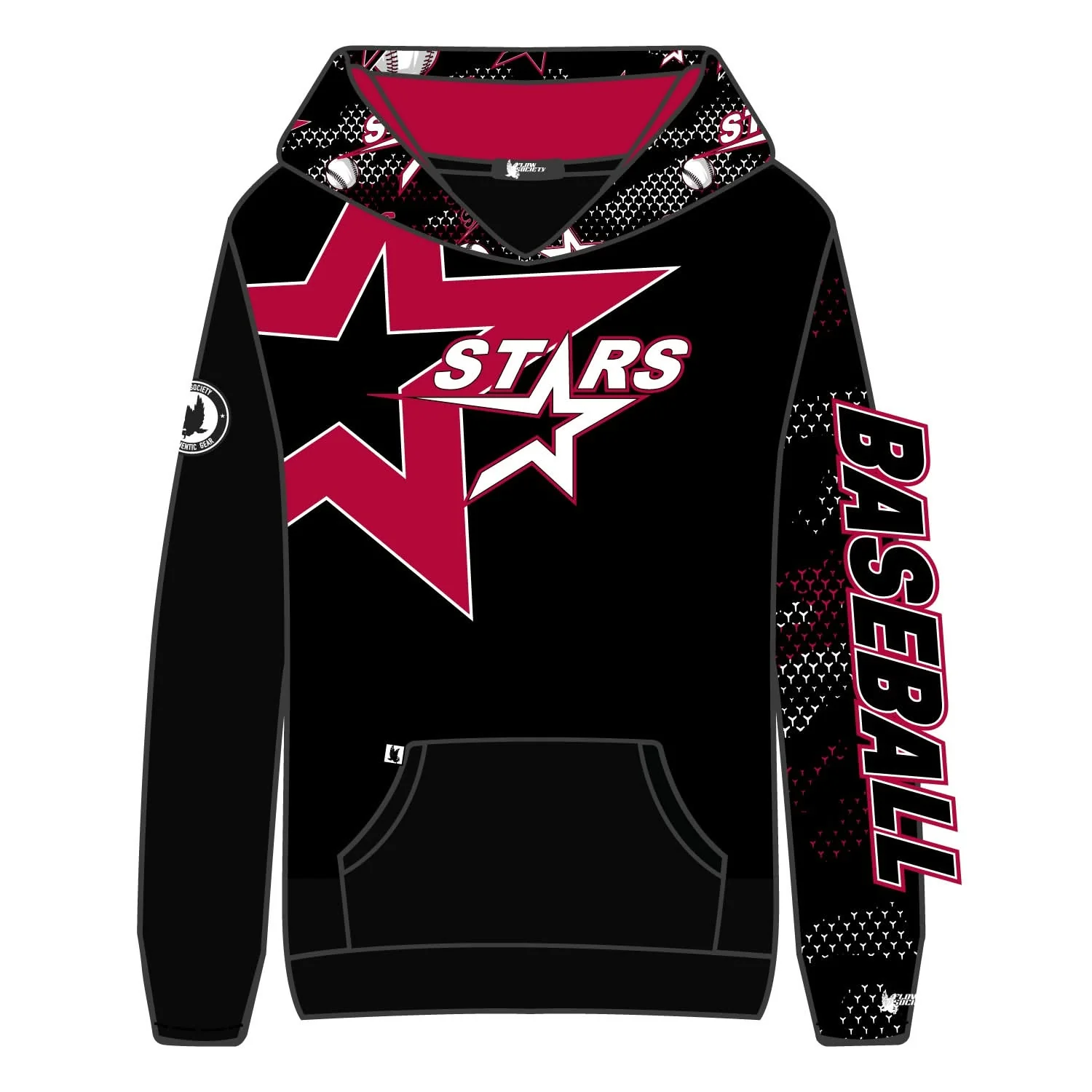 Youth & Adult Stars Baseball Academy Hoodie