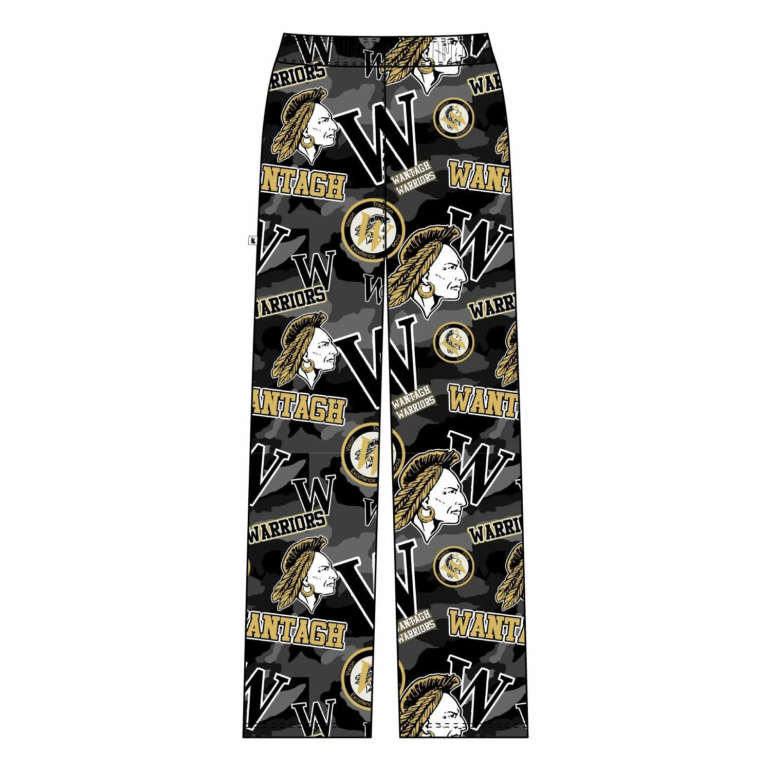 Youth & Adult Wantagh Warriors Camo Lounge Pant - Image 2
