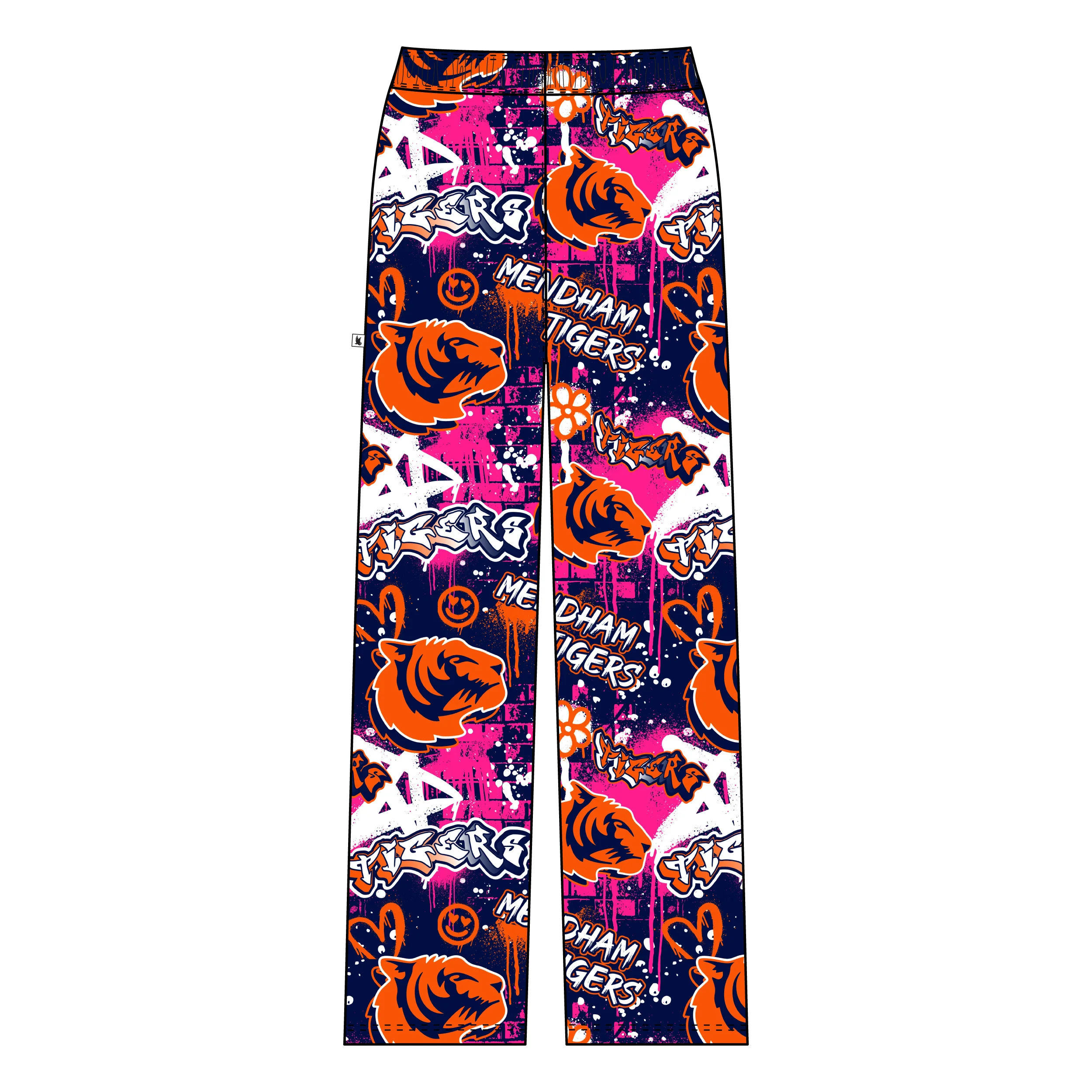 Youth & Adult Mendham Elementary Tigers Graffiti Lounge Pant - 2 color options! - Image 4